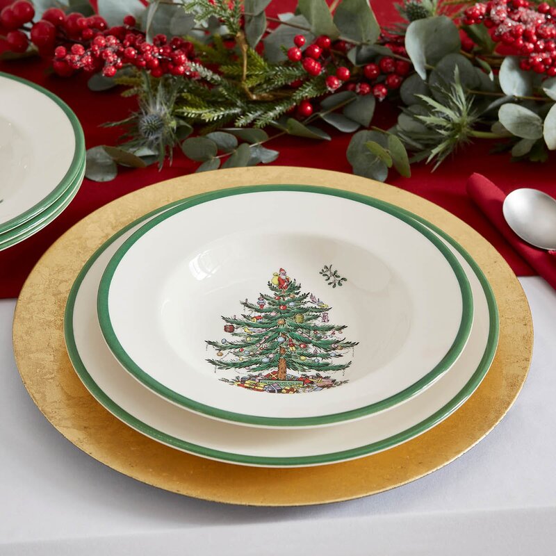 Christmas Tree suppetallerken 23 cm