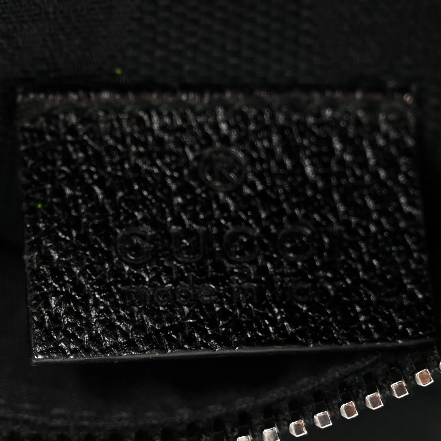 GG Monogram Double Pocket Belt Bag Black