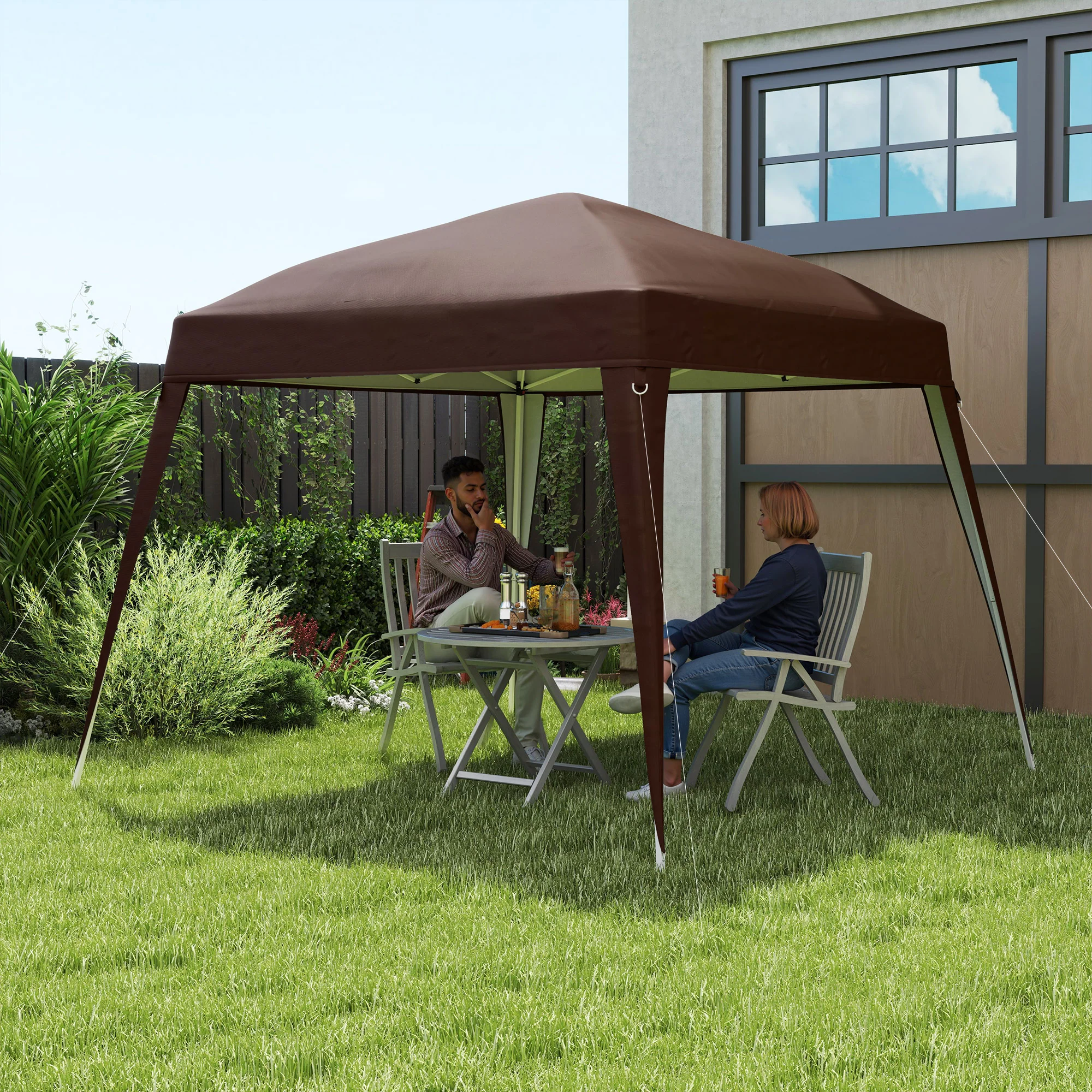 Outsunny Pavillon Ersatzdach UV50+ faltbar