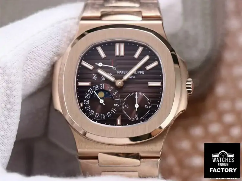 Patek Philippe Nautilus 5712 / 1A-001 PF Factory Rose Gold