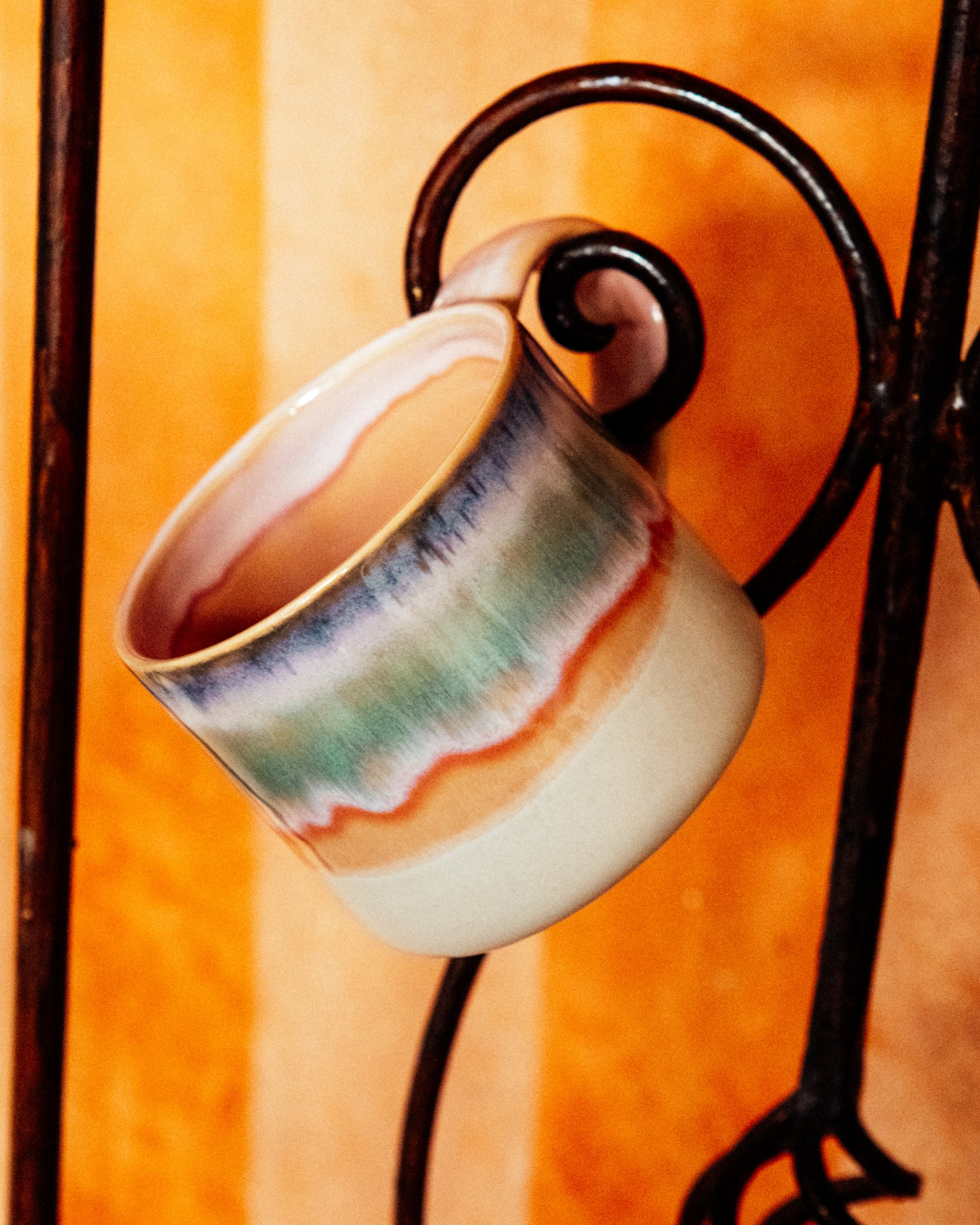 NÓDOA - LARGE MUG DIPPED PINK BLUE
