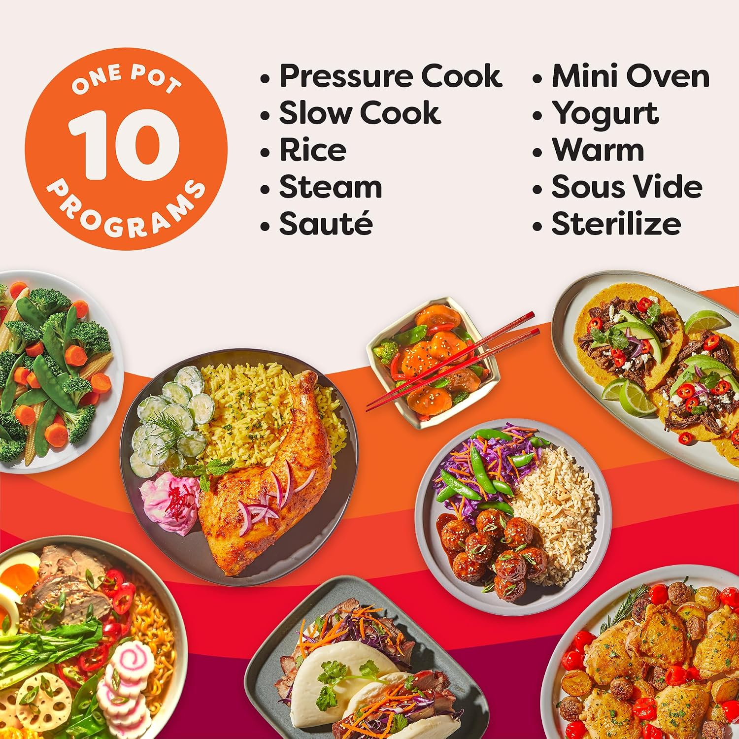 Instant Pot Pro (8 QT) 10-in-1 Pressure Cooker, Slow Cooker, Rice/Grain Cooker, Steamer, Sauté, Sous Vide, Yogurt Maker, Sterilizer, and Warmer, Includes App with Over 800 Recipes, Black