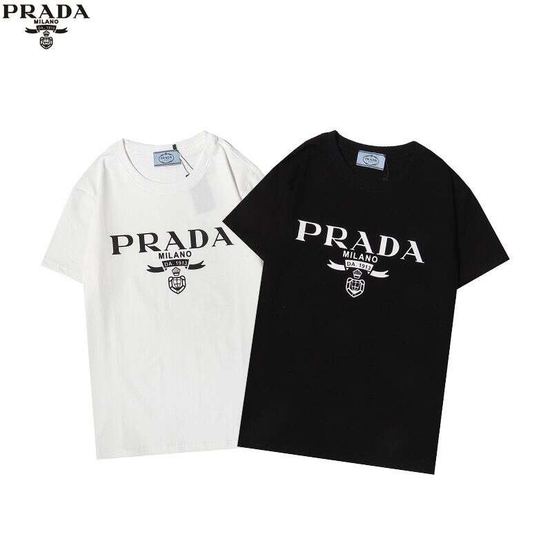 【Prada】( プラダ ) 半袖 男女兼用、ご好評に付き再入荷！半袖Tシャツ