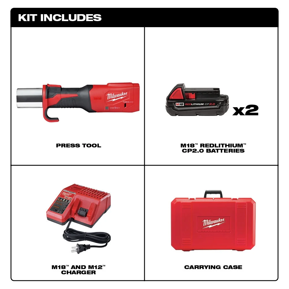 Milwaukee Tool M18 FORCE LOGIC Press Tool W/ ONE - KEY