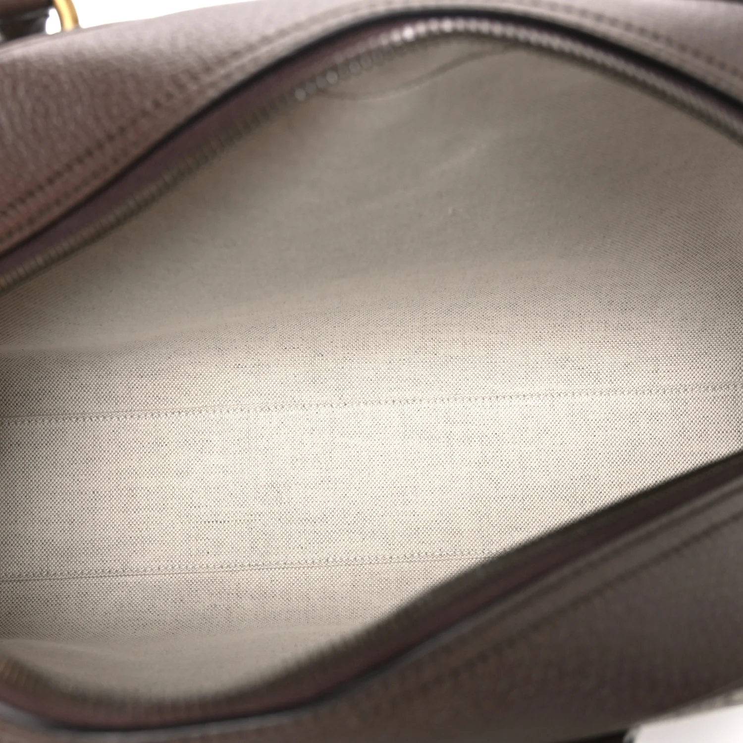 GG Supreme Monogram Textured Dollar Calfskin Web Medium Savoy Bowling Bag Beige Ebony New Acero