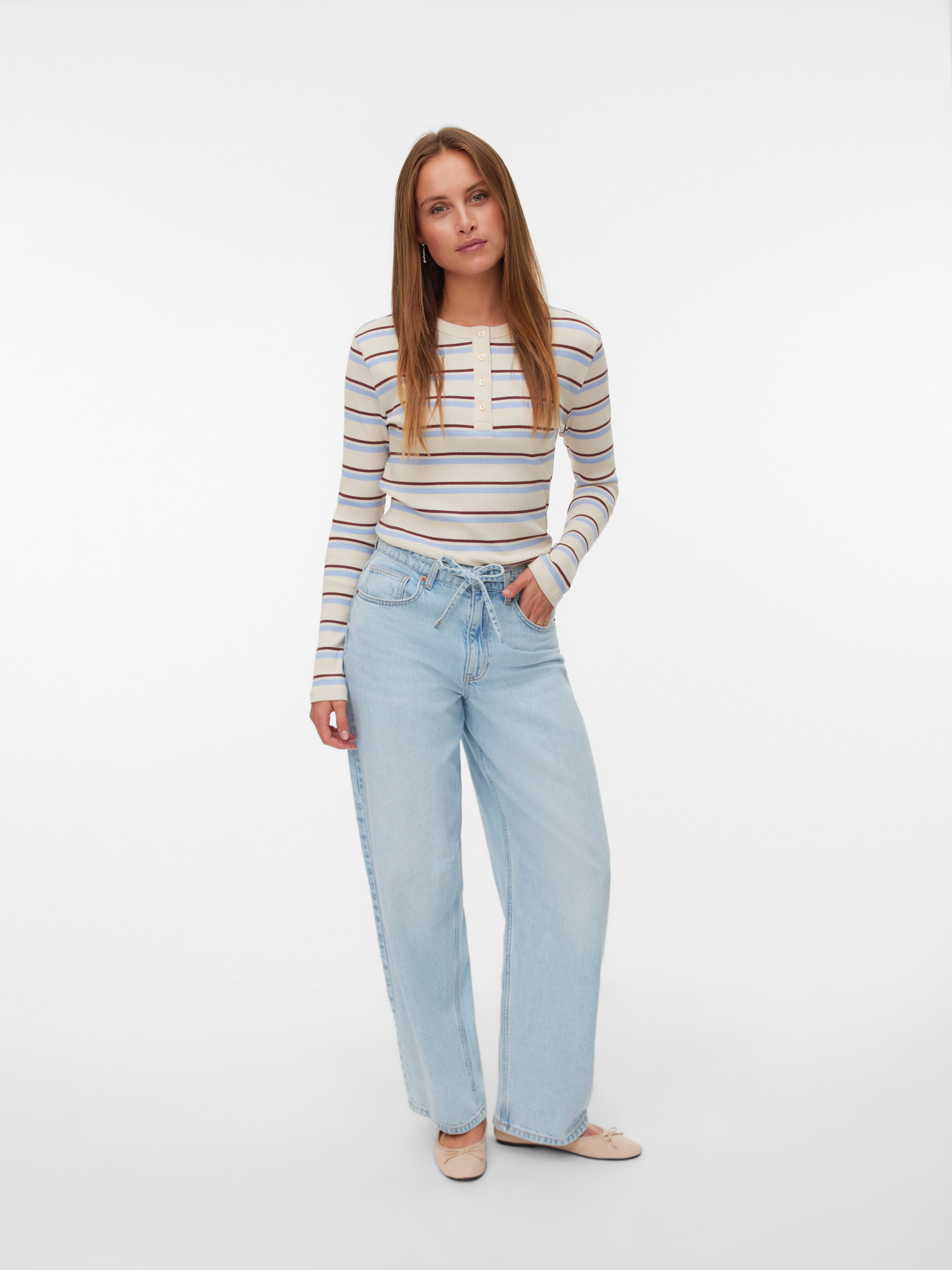 VERO MODA® VMESTELLE High rise Barrel Fit Jeans