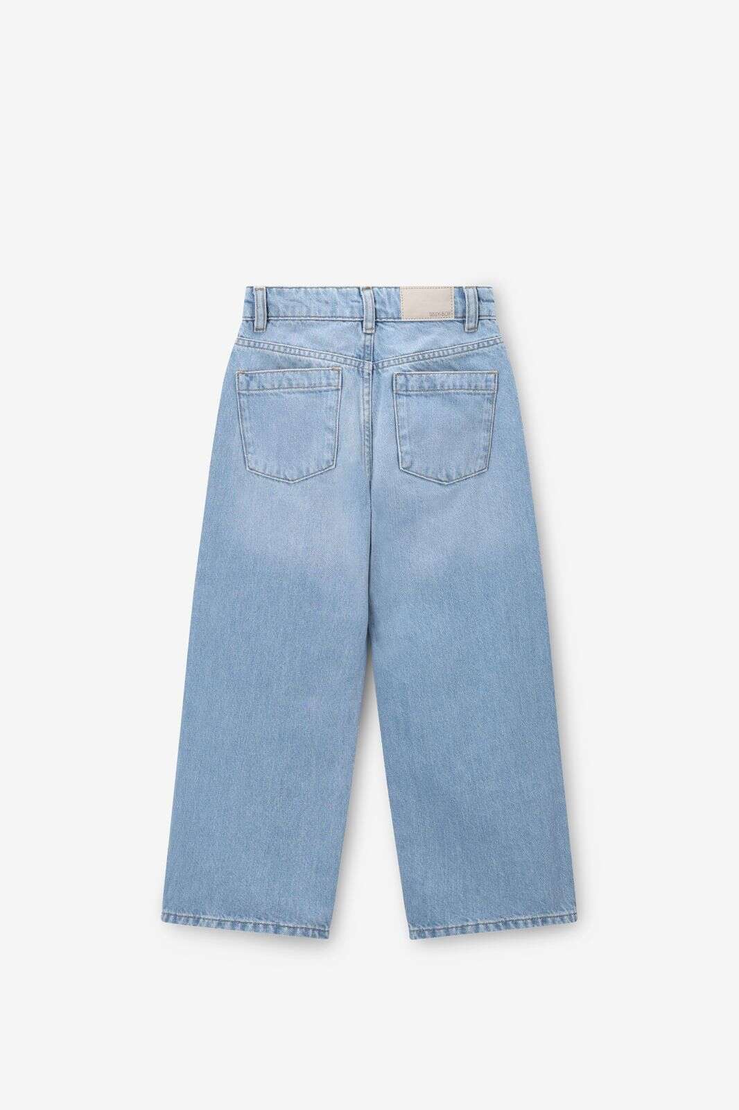 Lichtblauwe high waist barrel jeans