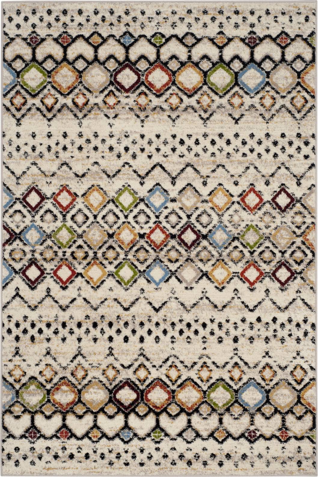 Safavieh 8' x 10' Amsterdam AMS108K Ivory / Multi Rug