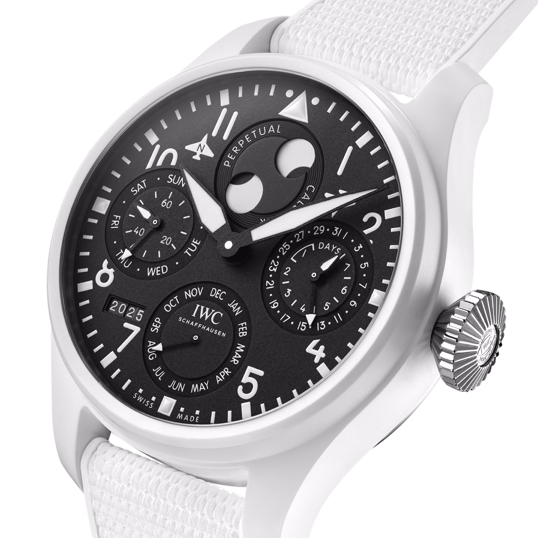 【Super Clone】IWC Big Pilot's Watch Perpetual Calendar Top Gun Lake Tahoe 47mm IW503008