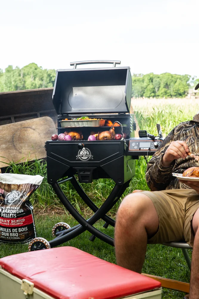 Sportsman Portable Wood Pellet Grill Cover Included - Image 10
