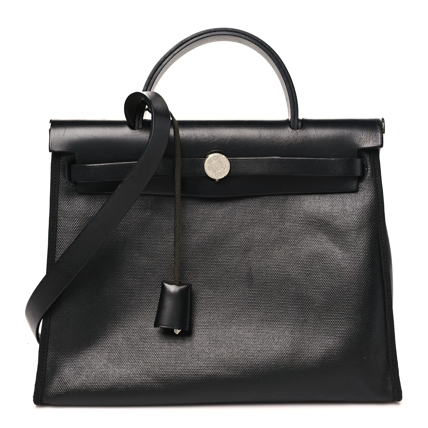 Toile H Berline Vache Hunter Herbag Zip PM 31 Black Ecru