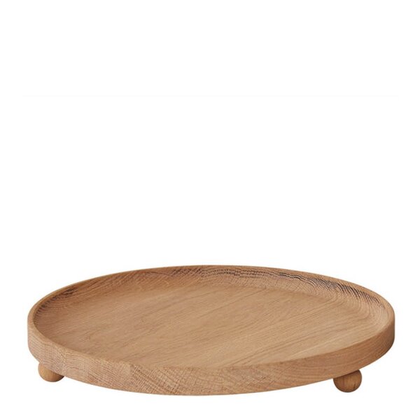 Inka trebrett rund 30 cm eik