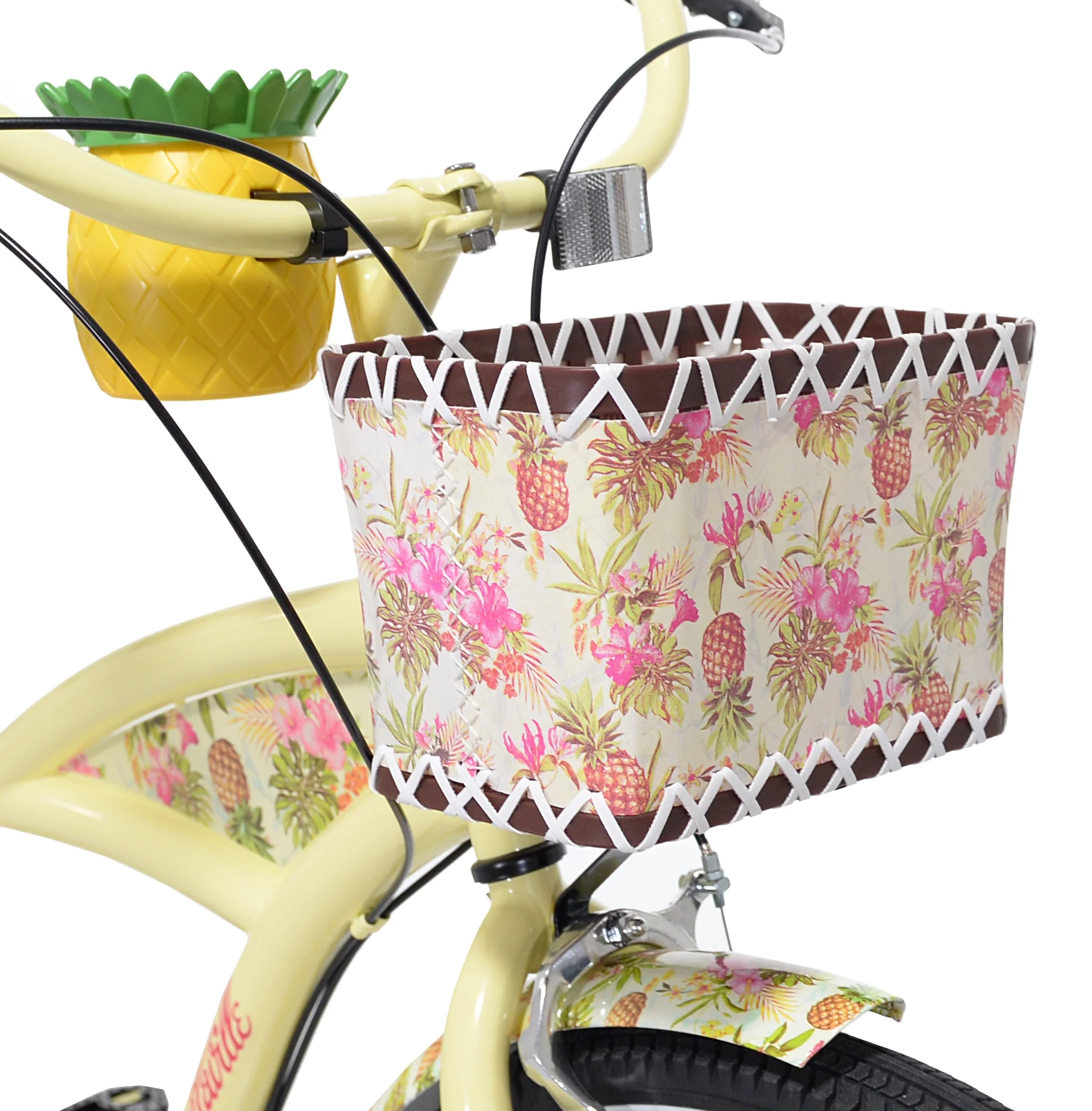 26" Women's 3-Speed Cruiser Bike, Yellow - Image 4