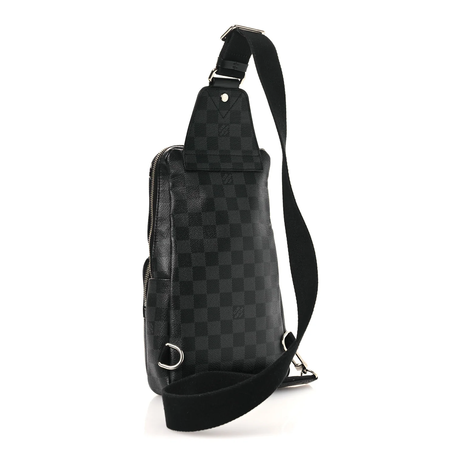 Damier Graphite World Map Avenue Sling Backpack