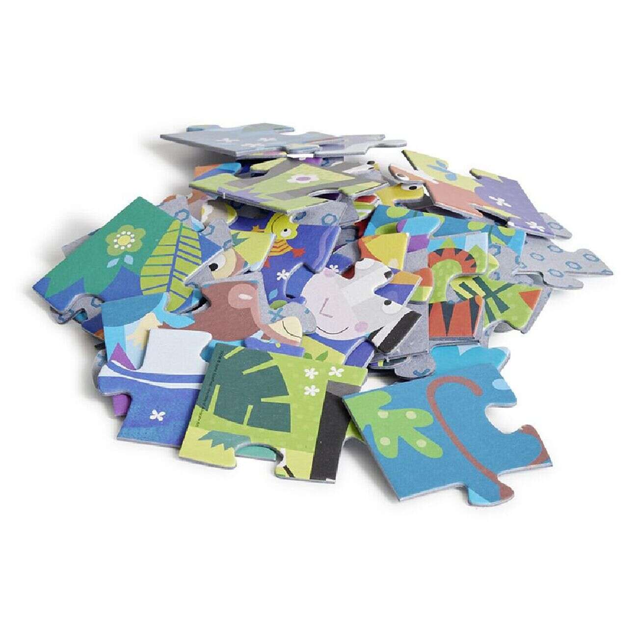 Puzzle enfant 20 pièces animaux savane x2