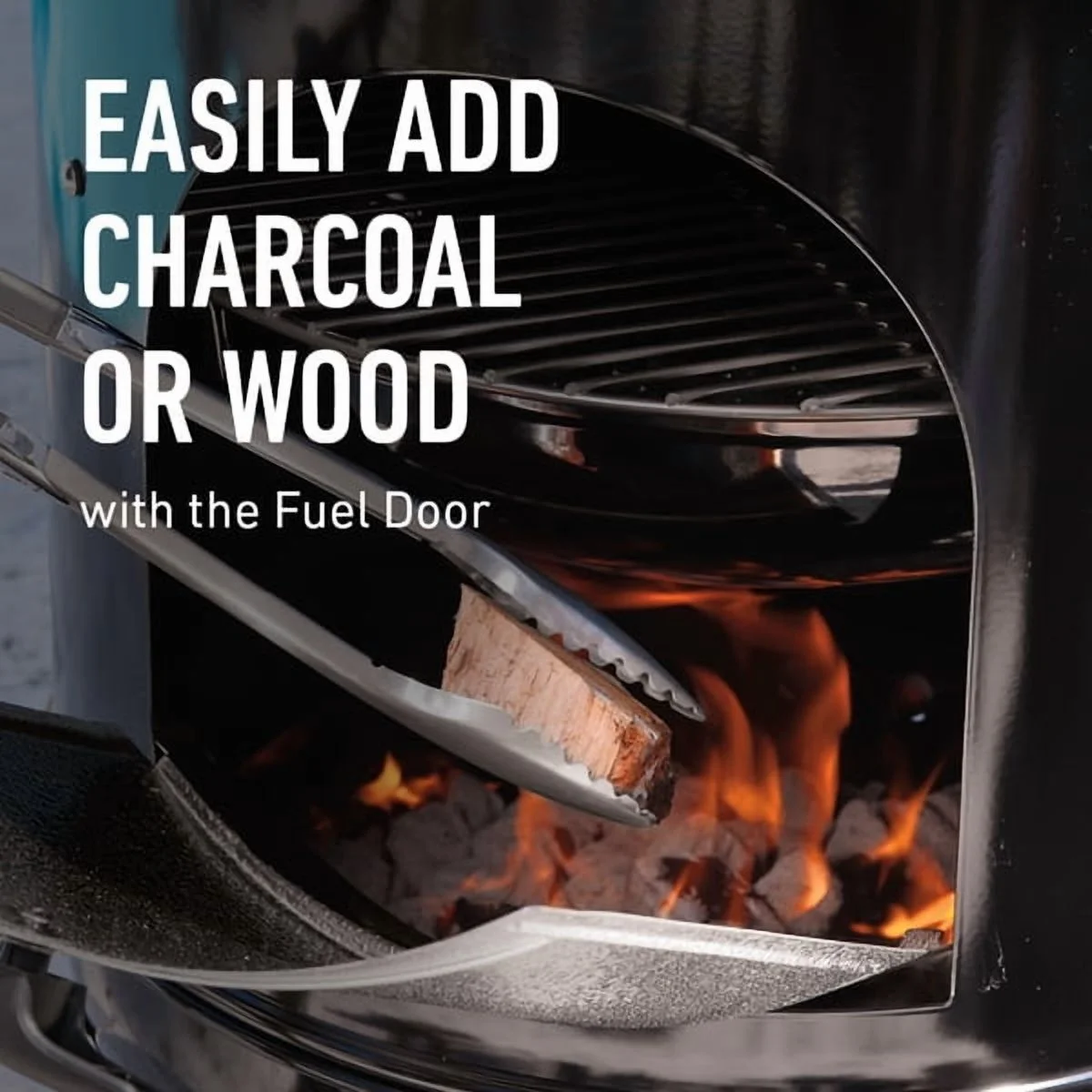 Weber Smokey Mountain Cooker Charcoal Smoker with 14 - Inch