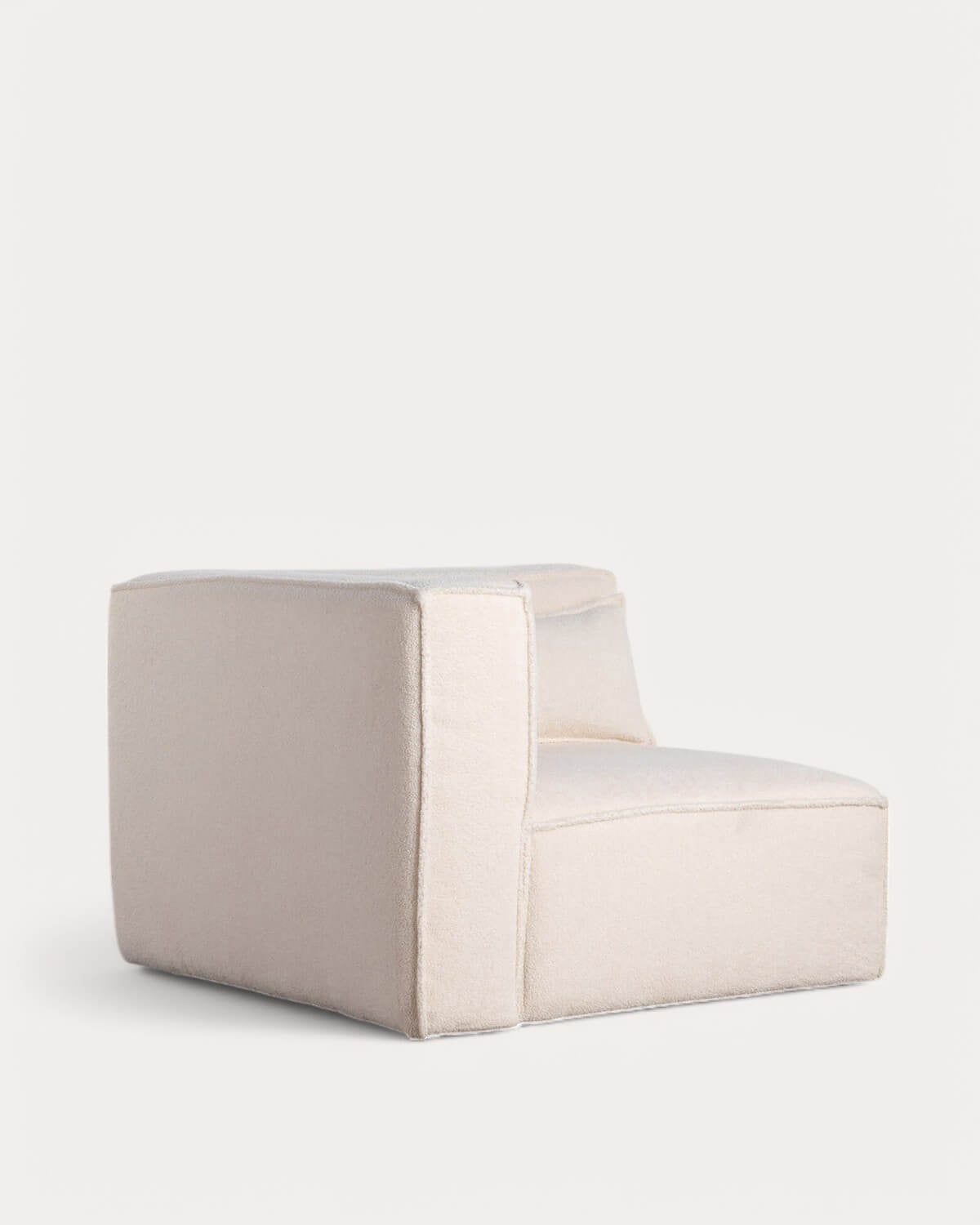 Kilhe Bouclé - Módulo Sillón Esquinero para Sofá de Tela Boucle Kilhe