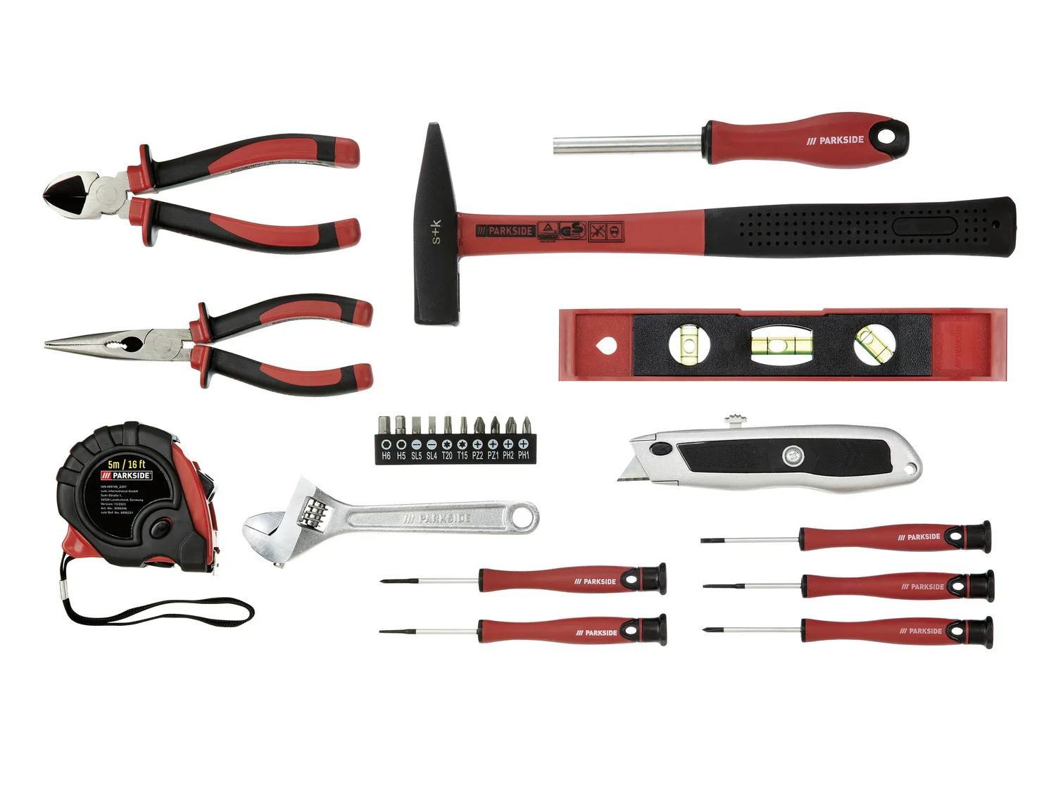 PARKSIDE Set d'outils dans un sac de rangement