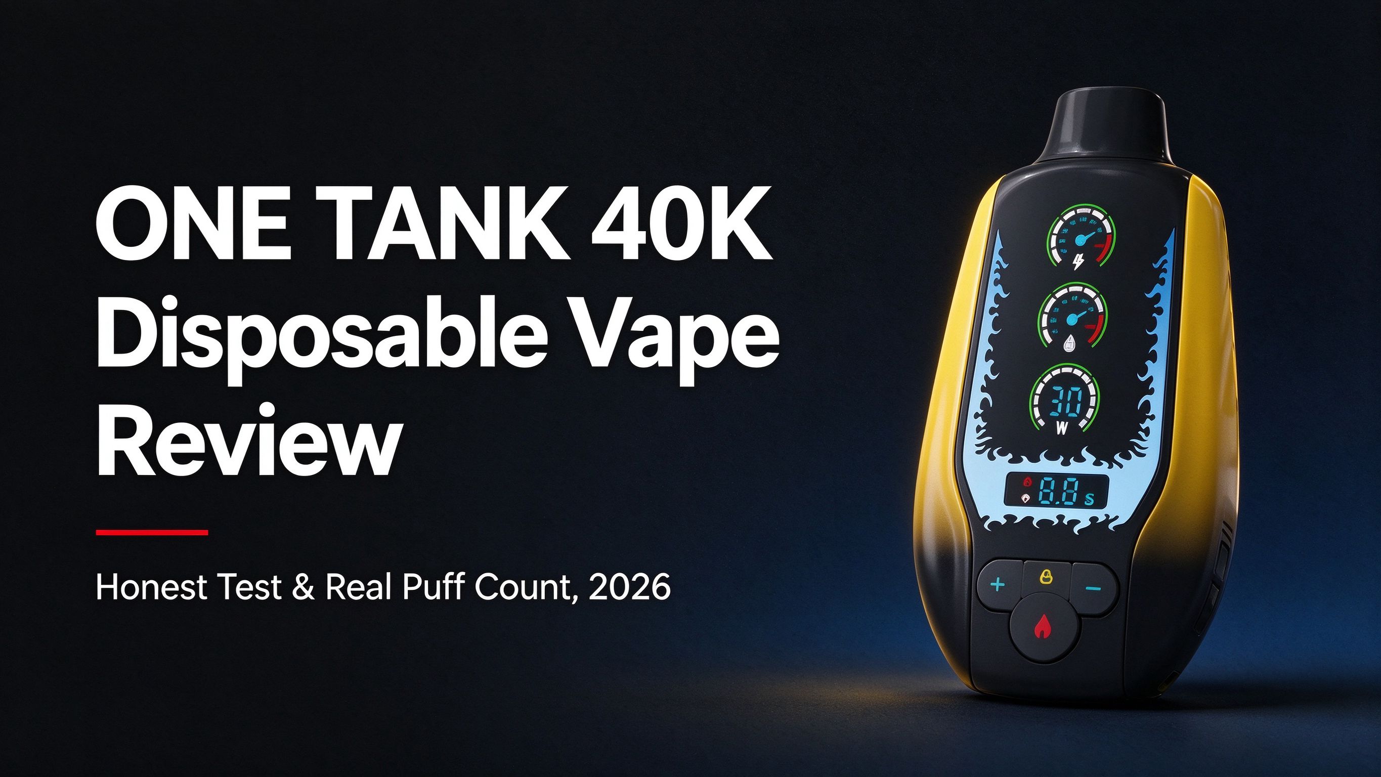 Airvante ONE TANK 40K disposable vape review, 40000 puffs dual mesh coil test