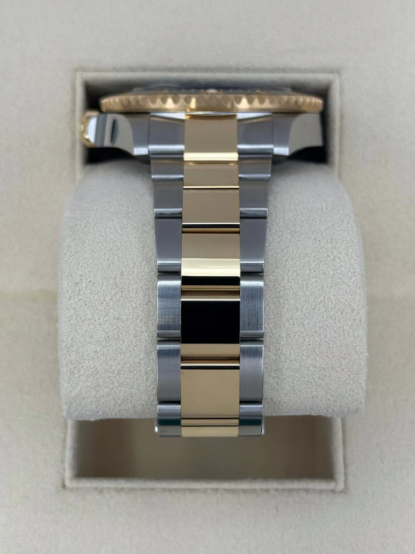 [Super Clone]Rolex Sea-Dweller 126603 Solid Gold & Oystersteel Black Dial Men’s Watch