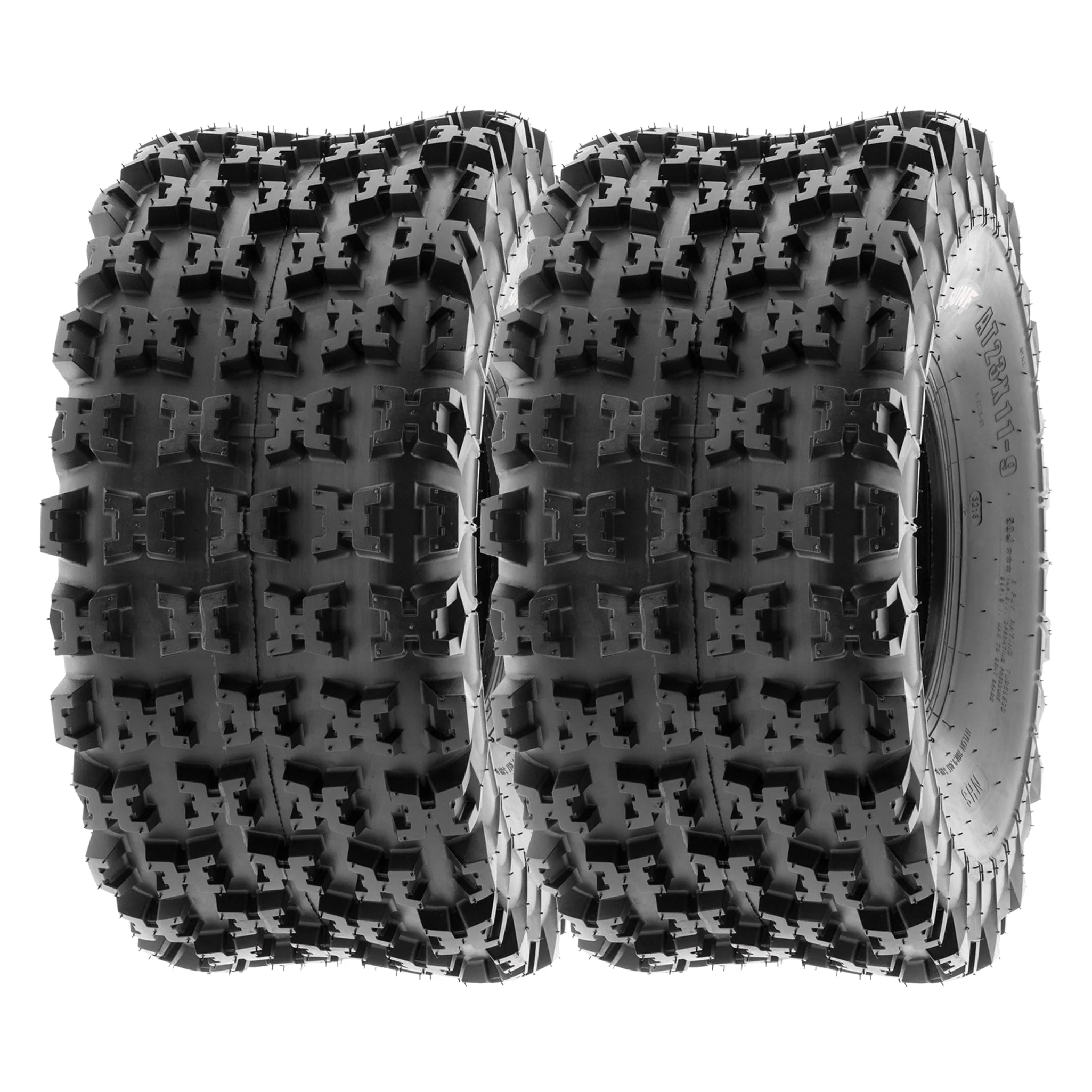 Sunf All-Terrain ATV UTV Tires 22x7 - 10 & 20x10 - 9 6 PR A027 (Complete Full Set of 4)