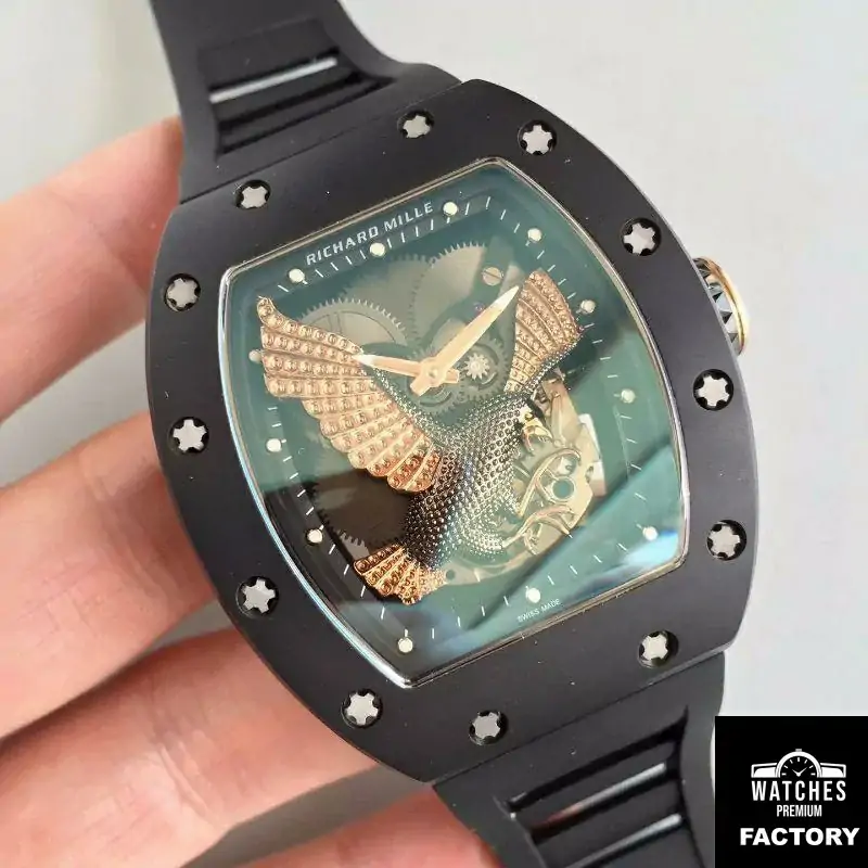 Richard Mille RM023 Rose Gold Eagle Skeleton Dial
