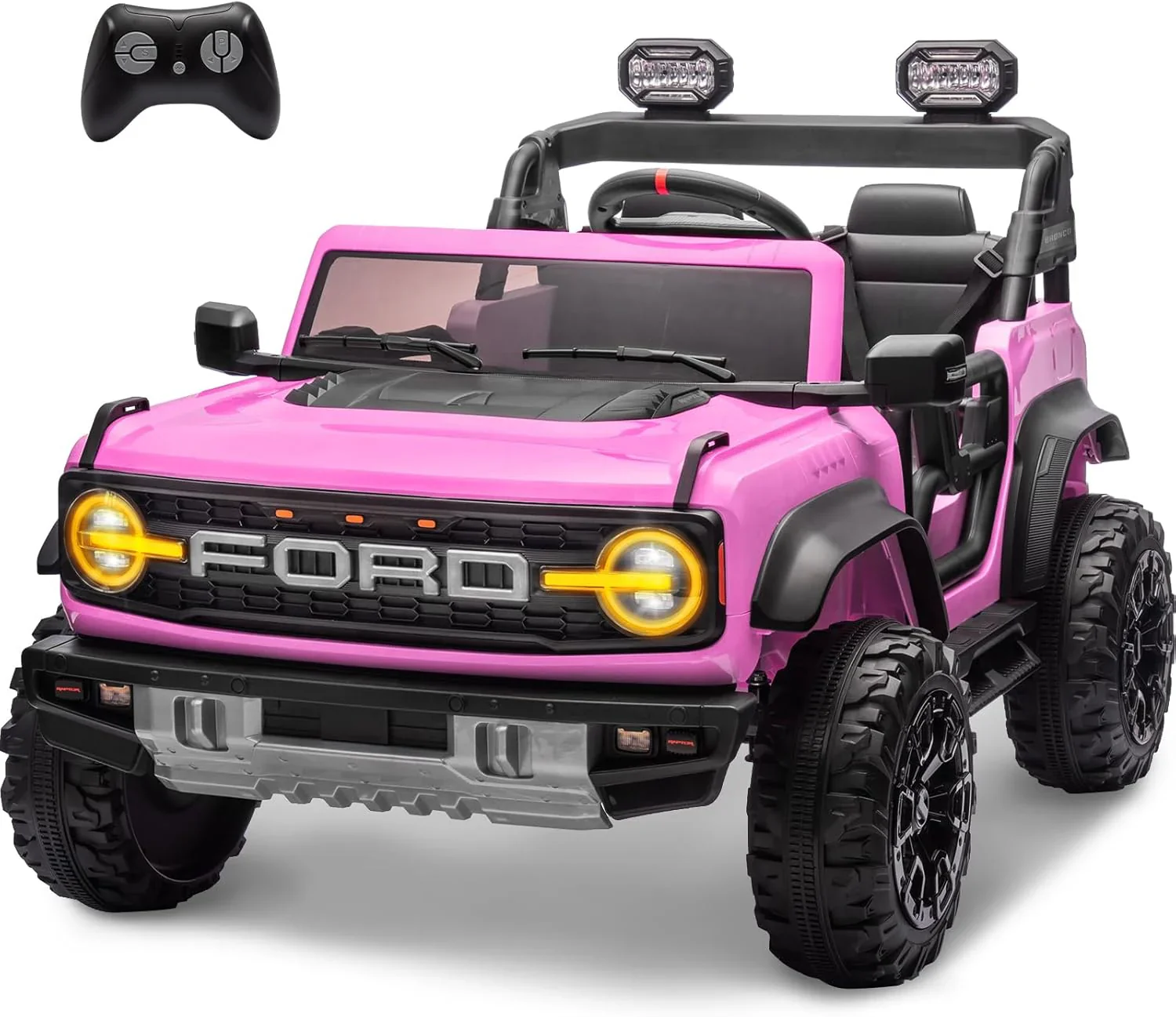 Bronco Raptor Voiture électrique deux places bleue