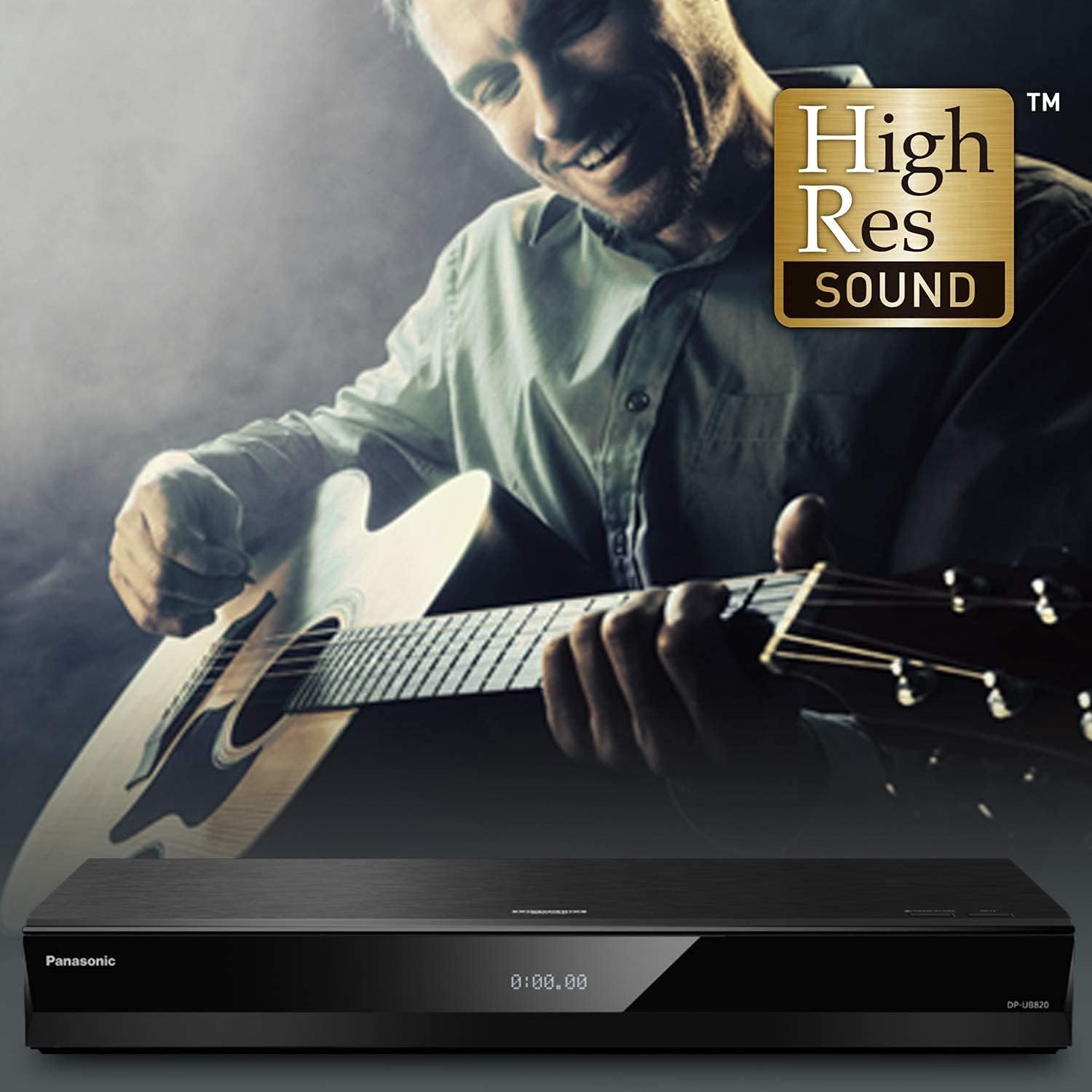 Panasonic Streaming Blu Ray DVD Player  4K Blu Ray Player with Dolby Vision and HDR10+ Ultra HD Premium Video Playback  Hi-Res Audio  Voice Assist - DP-UB820-K (Black)