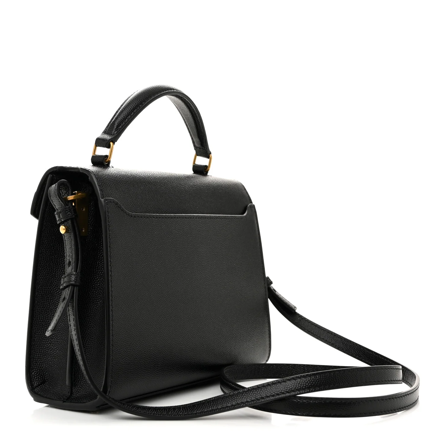 Grain de Poudre Mini Classic Monogram Cassandra Top Handle Black