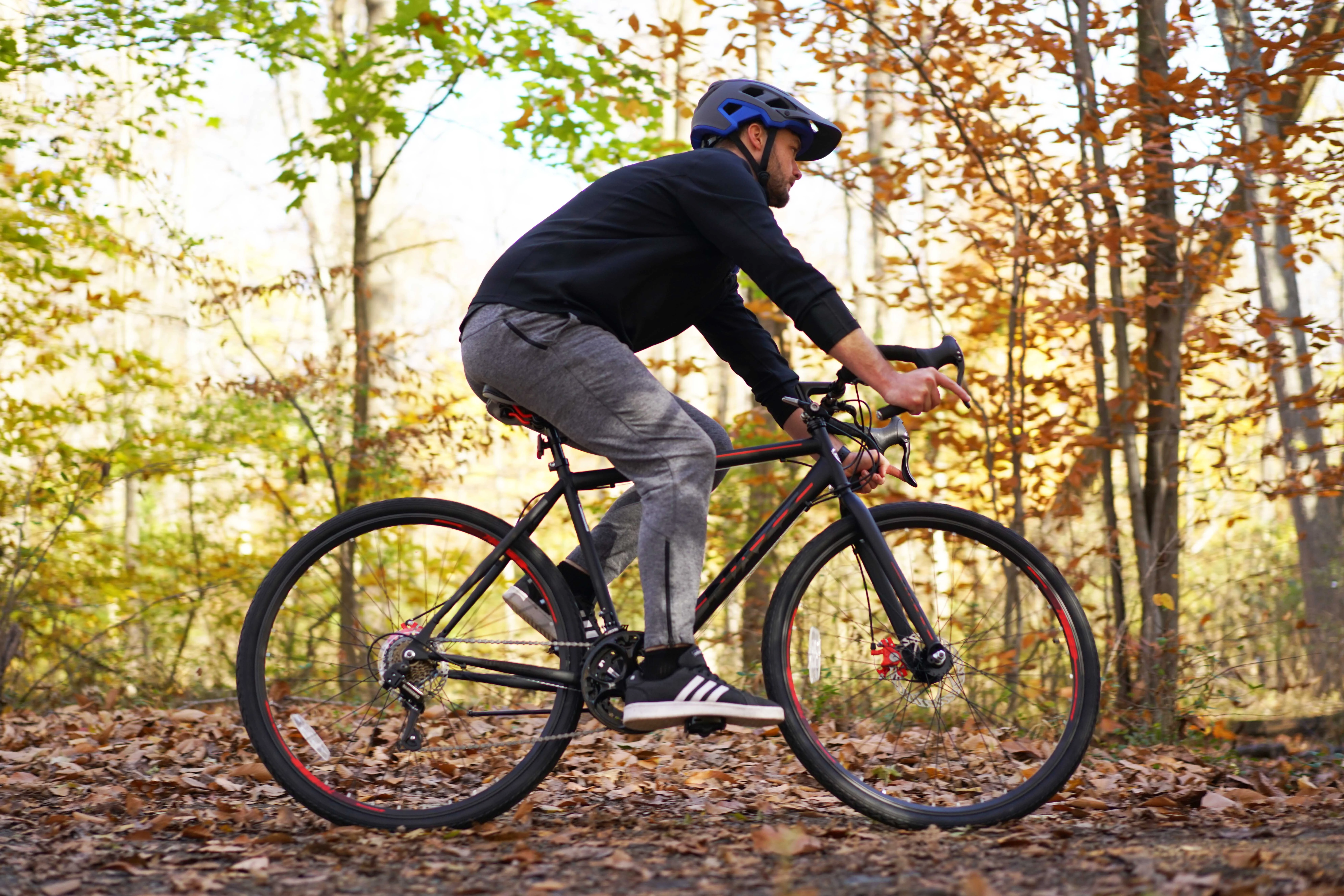 700c Nazz Men'S Gravel Road Bike, Black