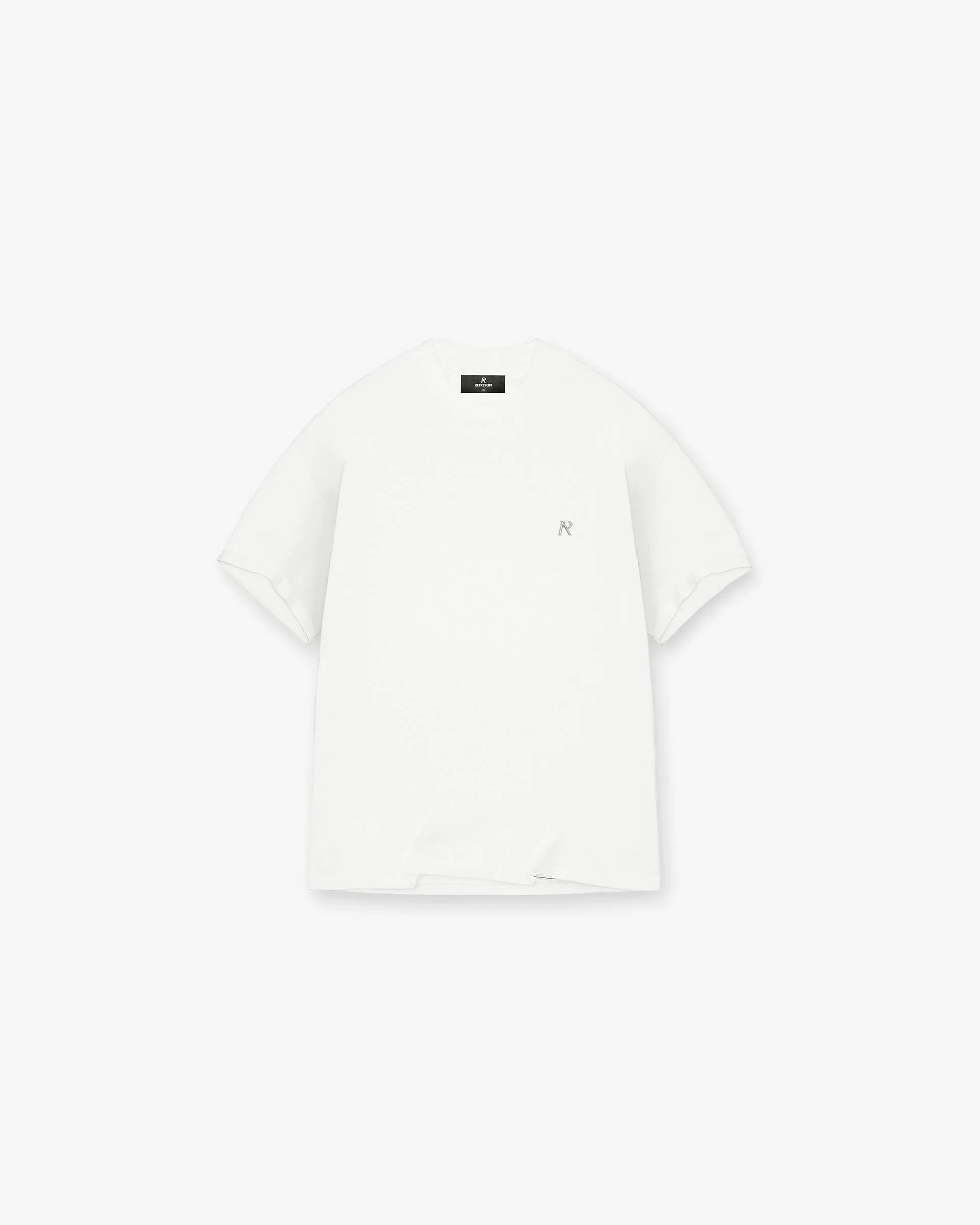 Metal Initial R T-Shirt - Flat White