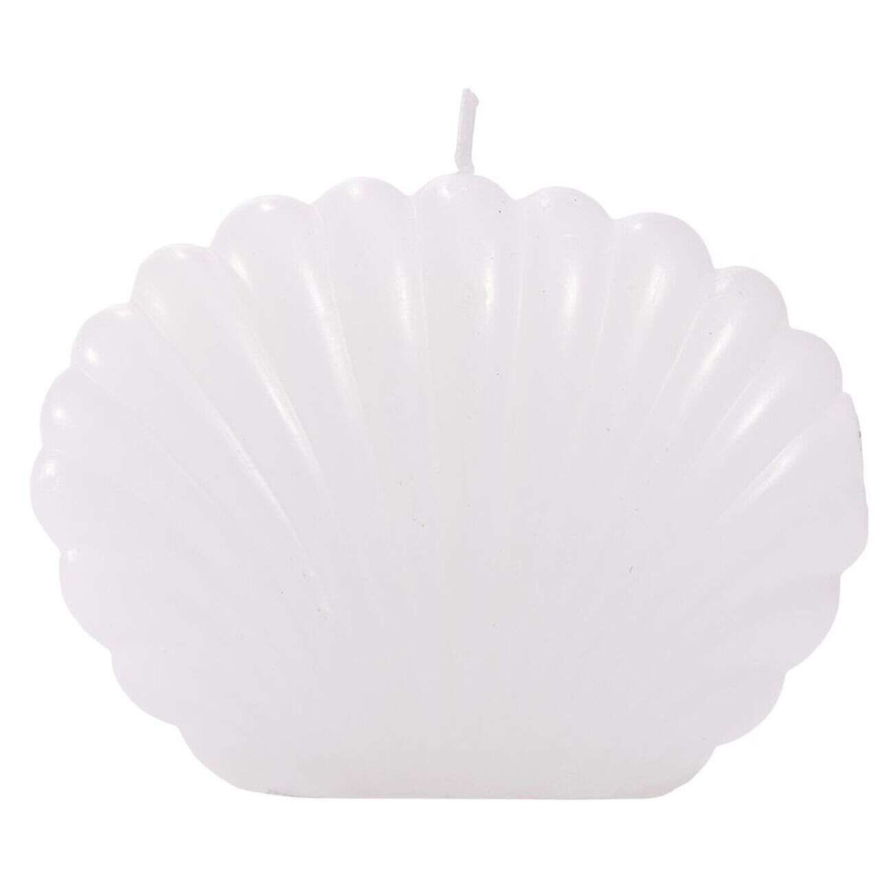 Bougie coquillage petit modèle 8,7x4,5xH6cm