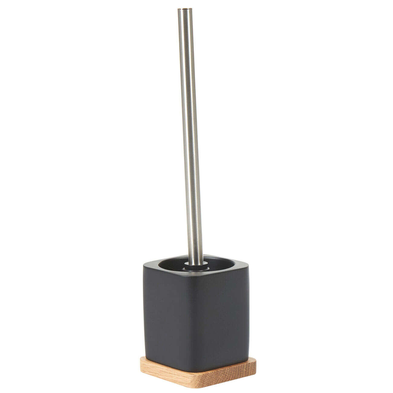 Brosse WC couleur bois et noir