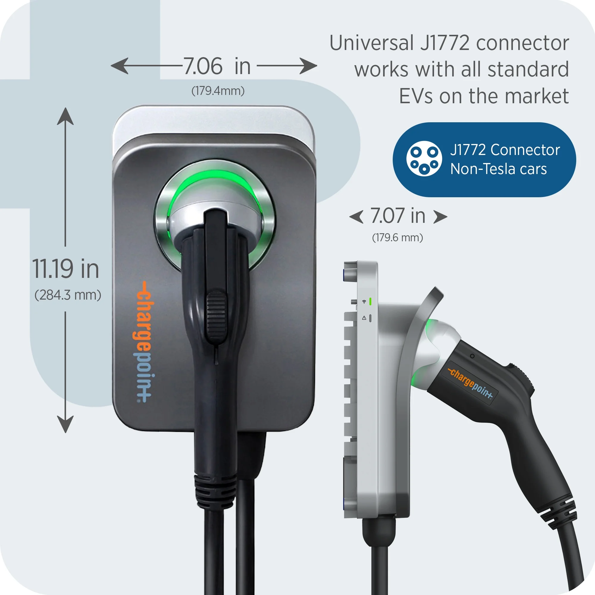 Chargepoint Level 2 240V Hardwire Outdoor Charging Station for Electric Car