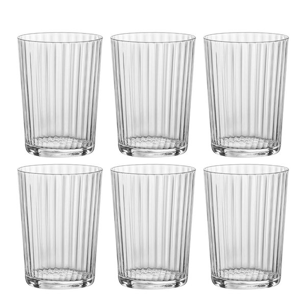 Aqua vannglass 50 cl 6 stk klar