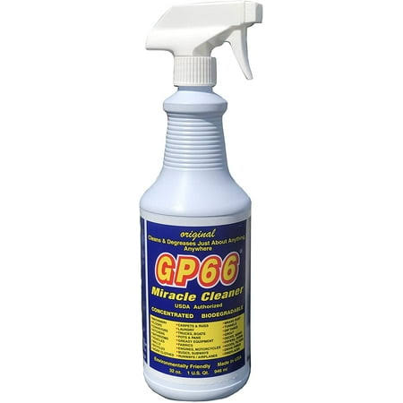 Gp66 Green Miracle Cleaner Super Size! Concentrate from Gp66 (32 oz.) All Purpose Cleaner Deep Cleaning Spray for The Toughest Dirt, Grease, and Grime