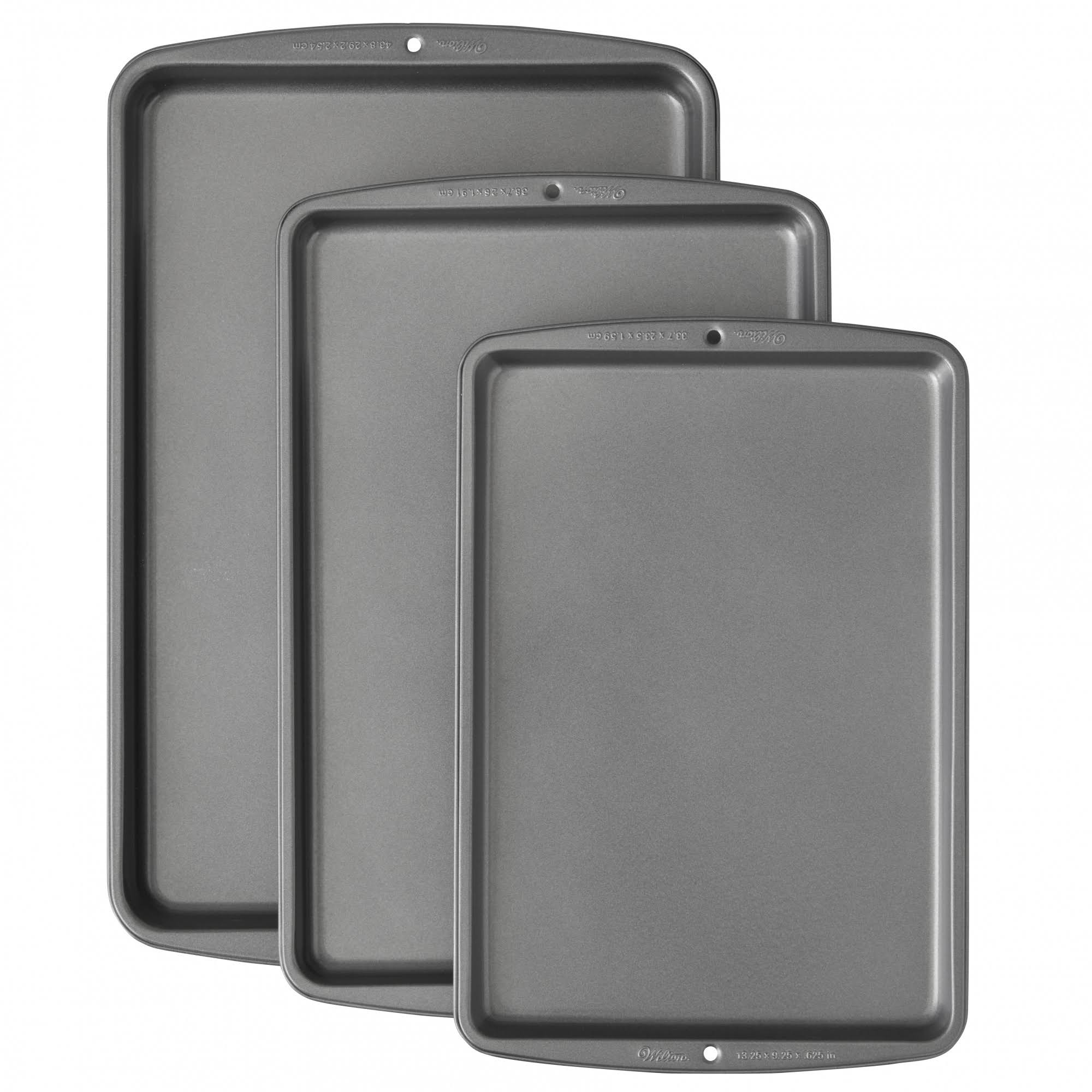Wilton Bake It Better Non-Stick Baking Pan Set 3-Piece