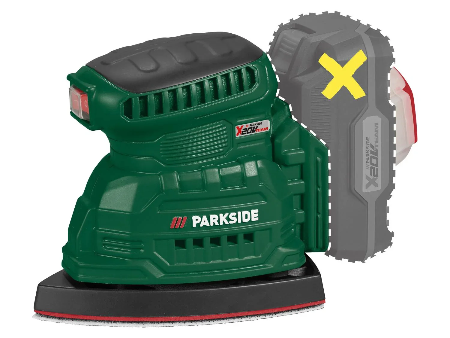 PARKSIDE Ponceuse excentrique ou Ponceuse multifonction sans fil, 20 V