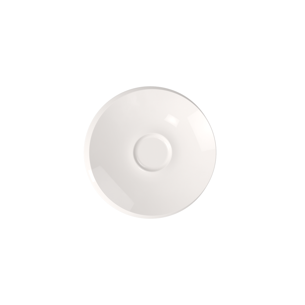 NewMoon Espresso cup saucer - White, 5.2'', Premium Porcelain