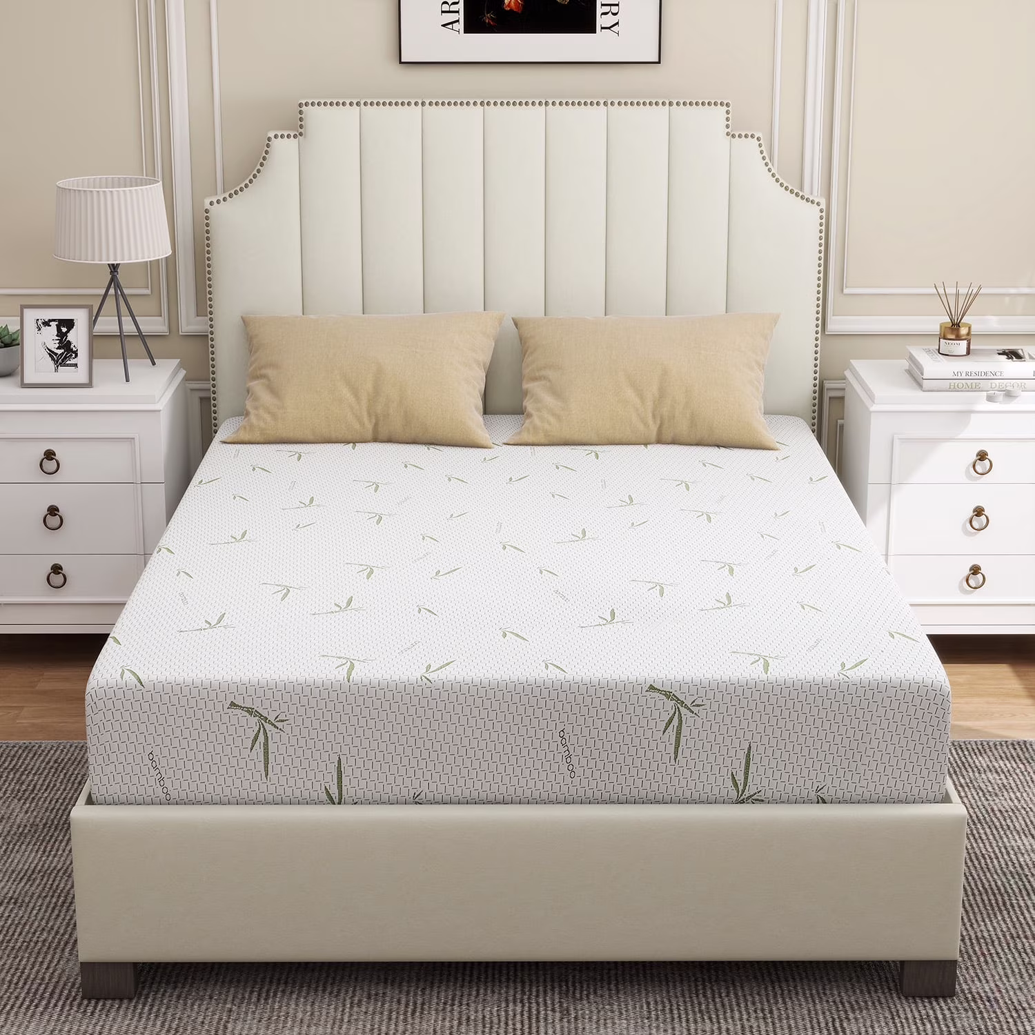 6'' Twin Size Memory Foam Mattress with Cover Breathable Bed Mattress in a Box, CertiPUR-US, Made in USA(6"/Twin) - Image 8