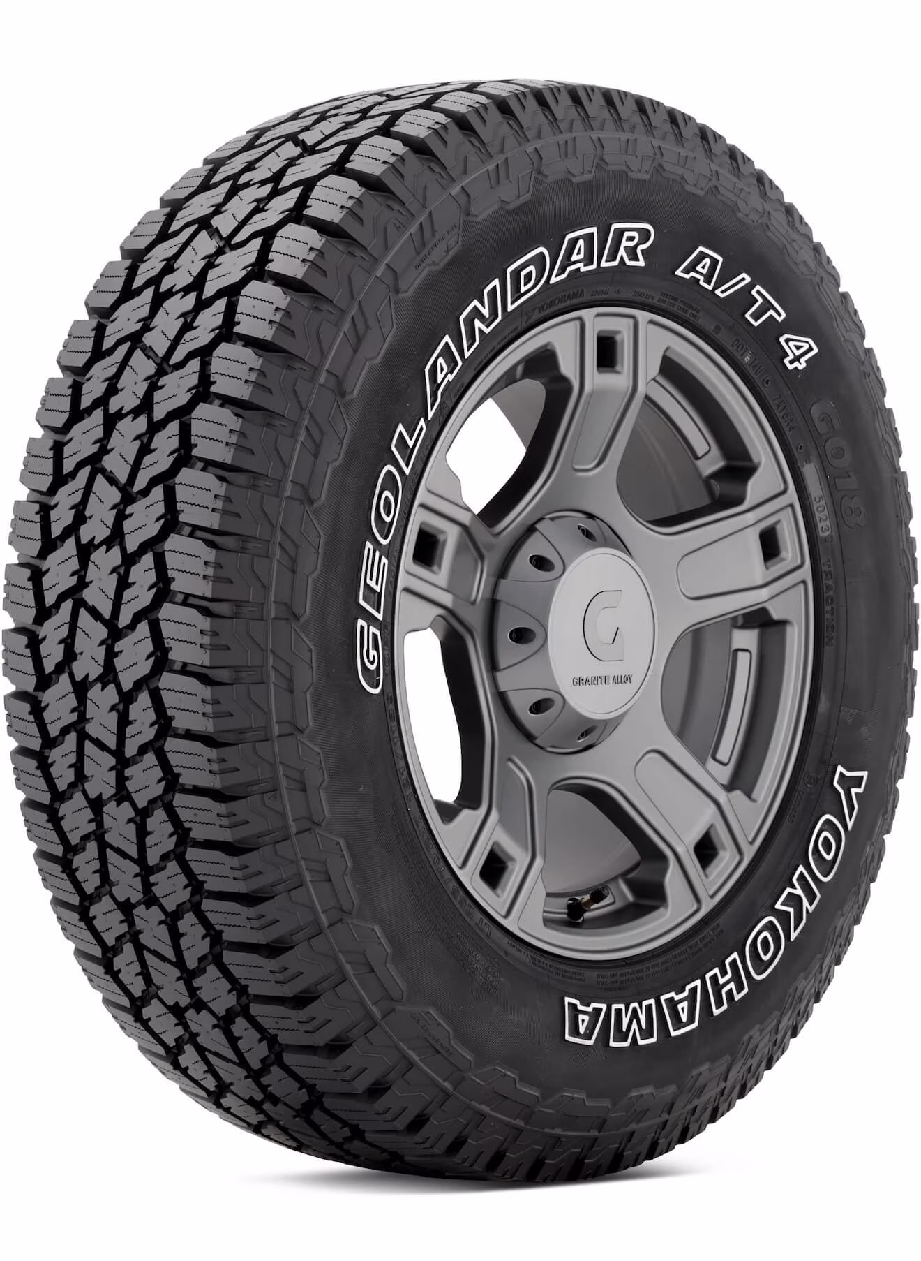 Set of 4 Yokohama Geolandar A/T4 LT265/75R16/10 10 - Ply 123S Tires 2657516 265 75 16