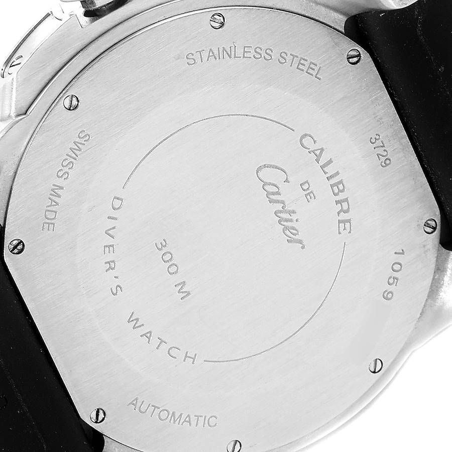 [Super Clone]Calibre Diver Black Rubber 42mm