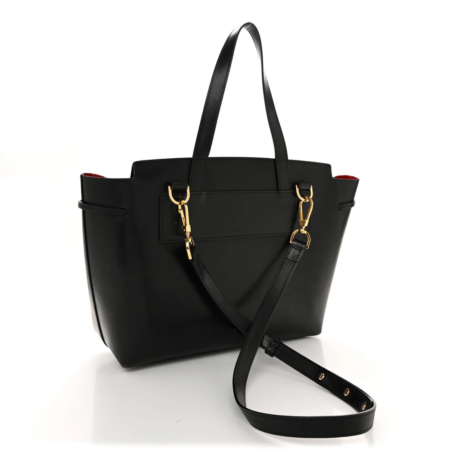 Calfskin Lady Bag Black Flamma