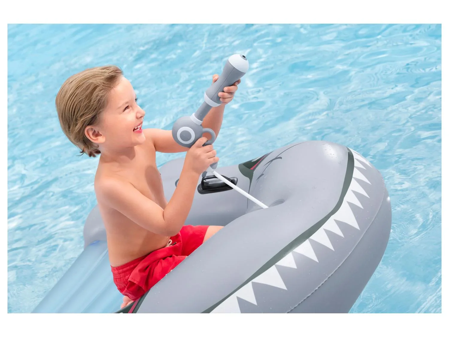 Bestway Planche de natation gonflable Sharkventure