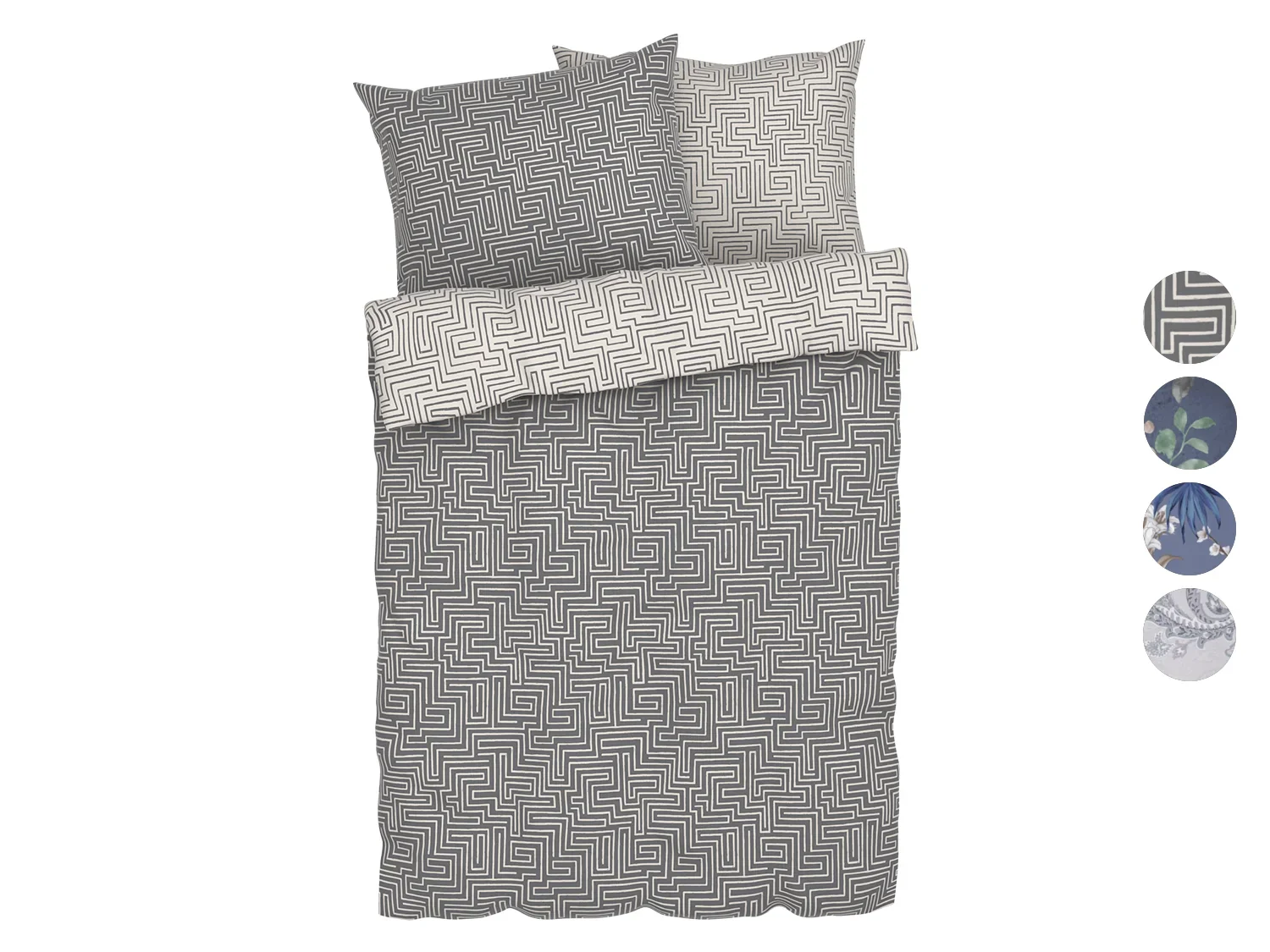 LIVARNO home Parure de lit en satin microfibre, 240 x 220 cm