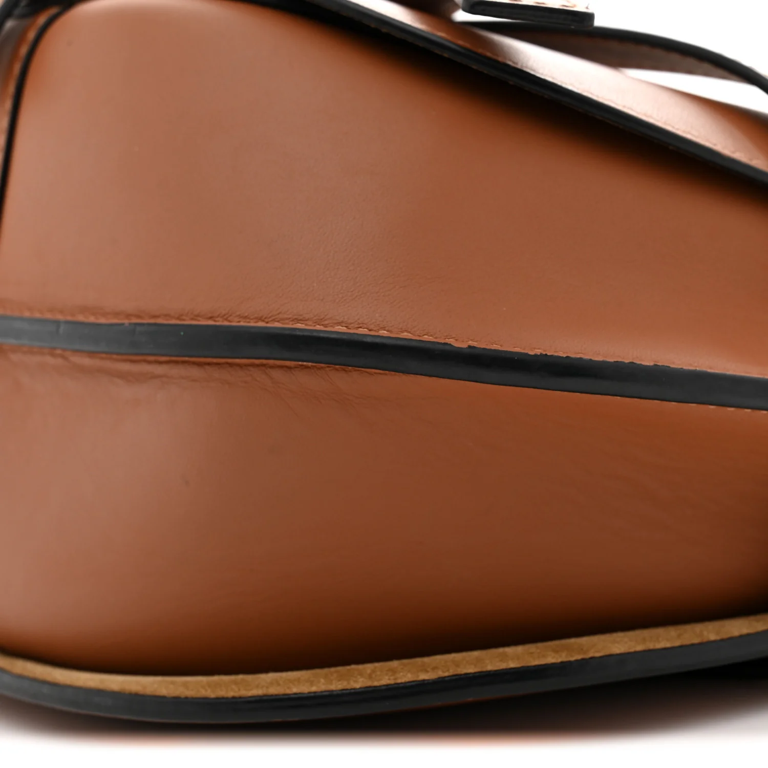 Calfskin Jacquard Small Gate Dual Bag Tan