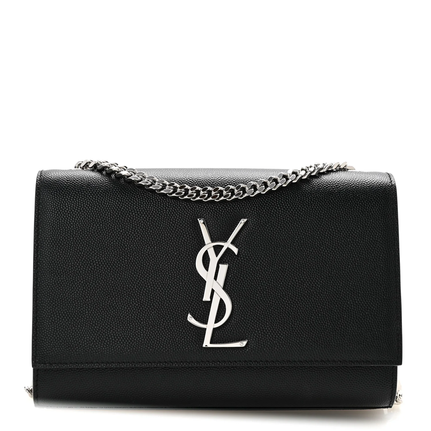 Grain De Poudre Small Monogram Kate Satchel Black