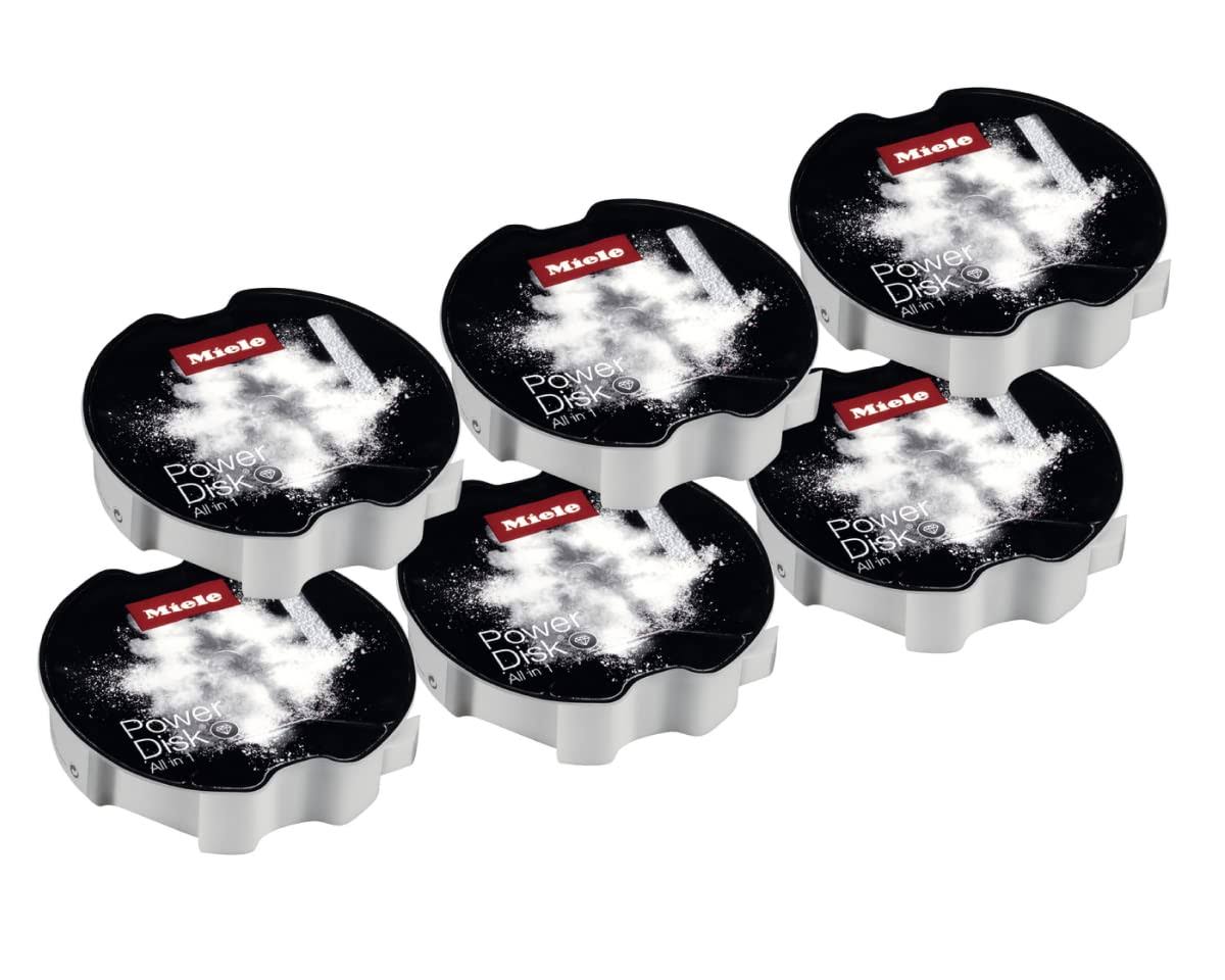 Miele GS SETD6 6-Pack PowerDisk All in 1 Dishwasher Detergent