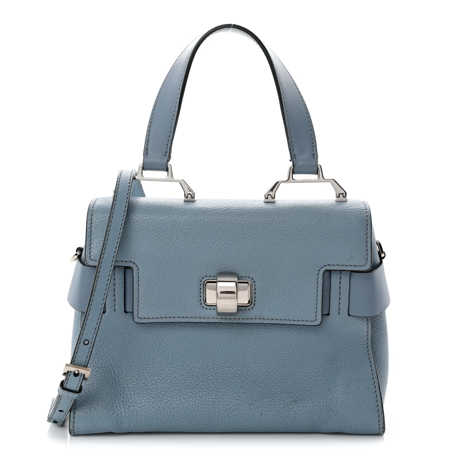 Goatskin Madras Top Handle Bag Astrale