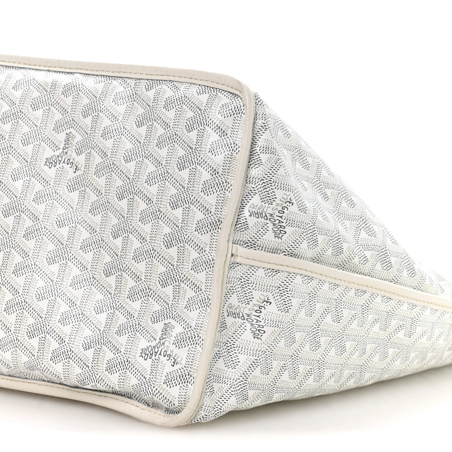 X PEANUTS Goyardine Reversible Anjou GM White